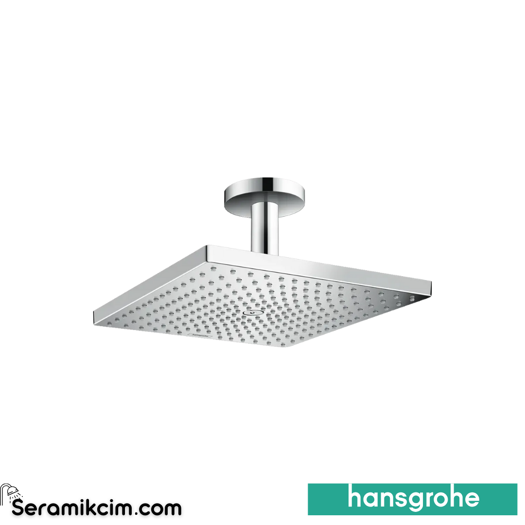 Hansgrohe Raindance E 300 1 Fonksiyonlu Tepe Duşu Tavandan Bağlantılı Ecosmart+ Krom 26251000