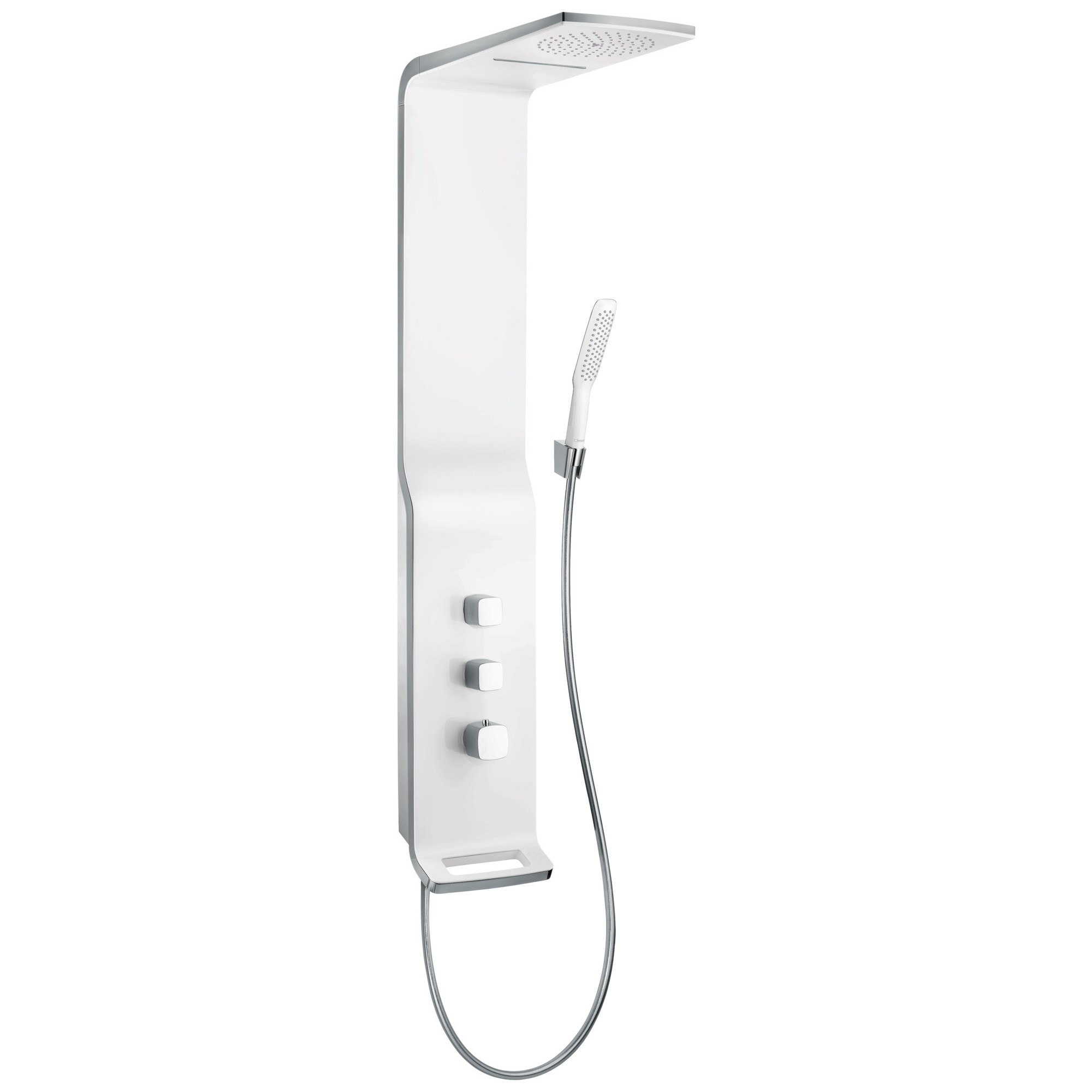 Hansgrohe Raindance Lift Duvardan Duş Paneli 180 2 Fonksiyonlu Beyaz-Krom 27008400