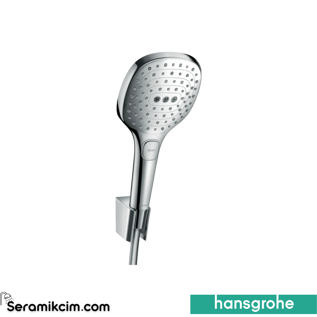 Hansgrohe Raindance Select E El Duşu Set 120 Porter Set Krom 26720000