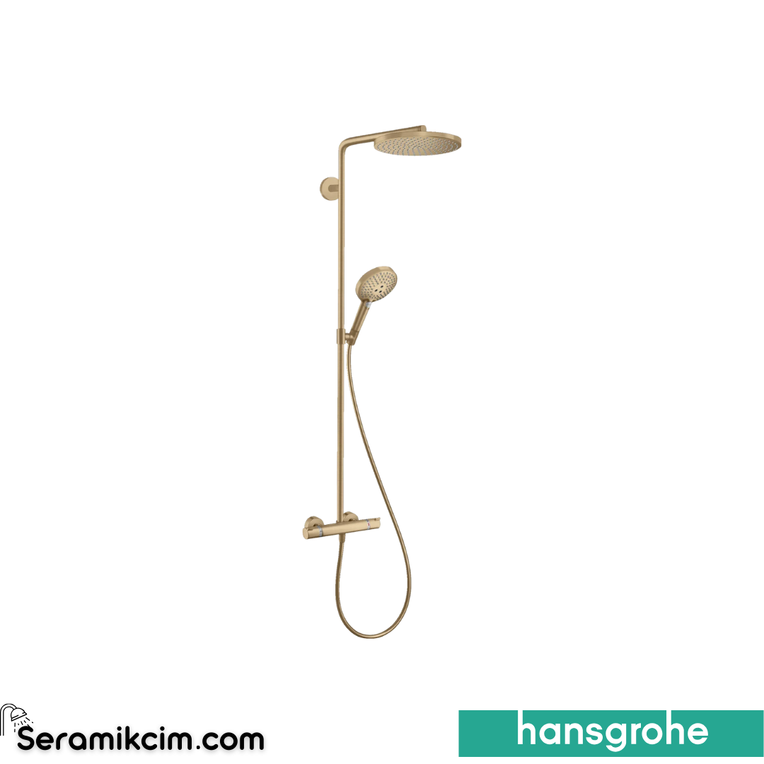 Hansgrohe Raindance Select S Duşu Kolonu 240 1 Fonksiyonlu Mat Bronz 27633140