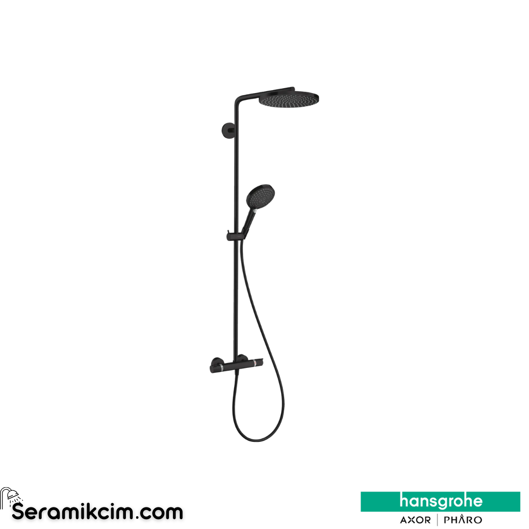 Hansgrohe Raindance Select S Duşu Kolonu 240 1 Fonksiyonlu Mat Siyah 27633670