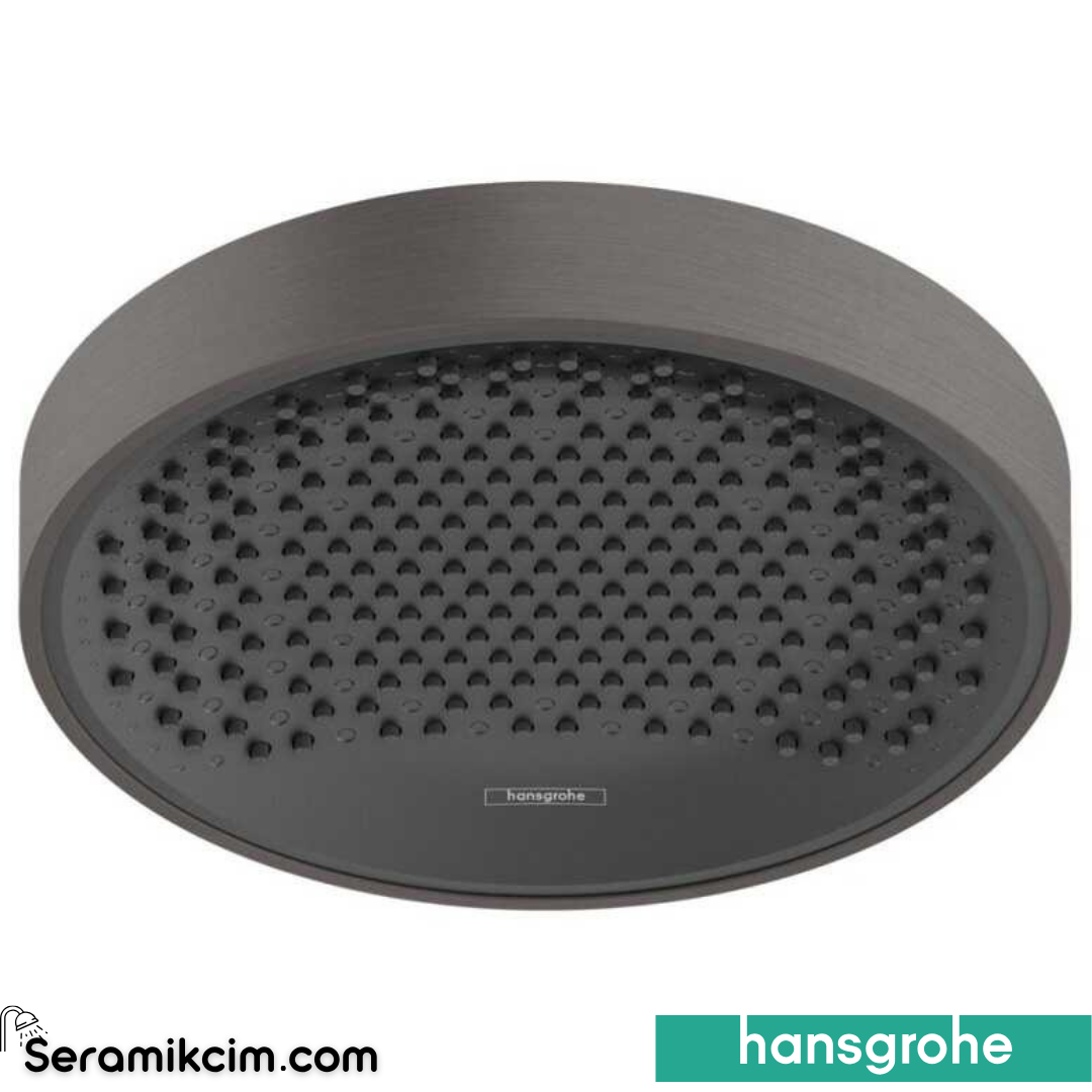 Hansgrohe Rainfinity 36cm Tepe Duşu Mat Siyah Krom 26231340