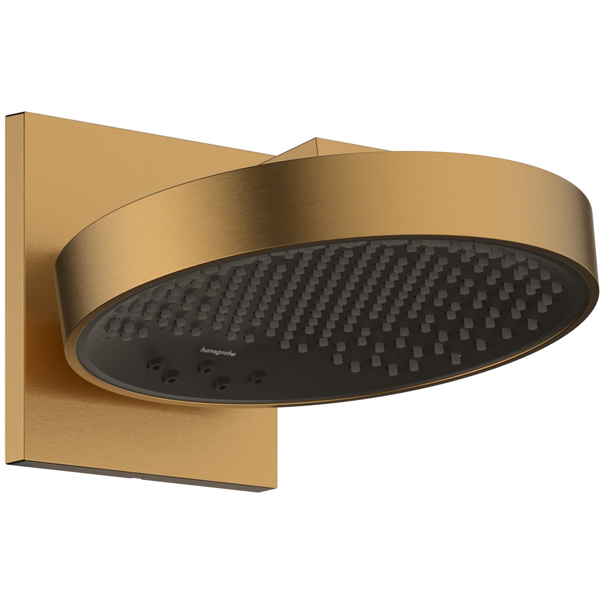 Hansgrohe Rainfinity Duvardan Tepe Duşu 25 cm 3 Fonksiyonlu EcoSmart Mat Bronz 26233140