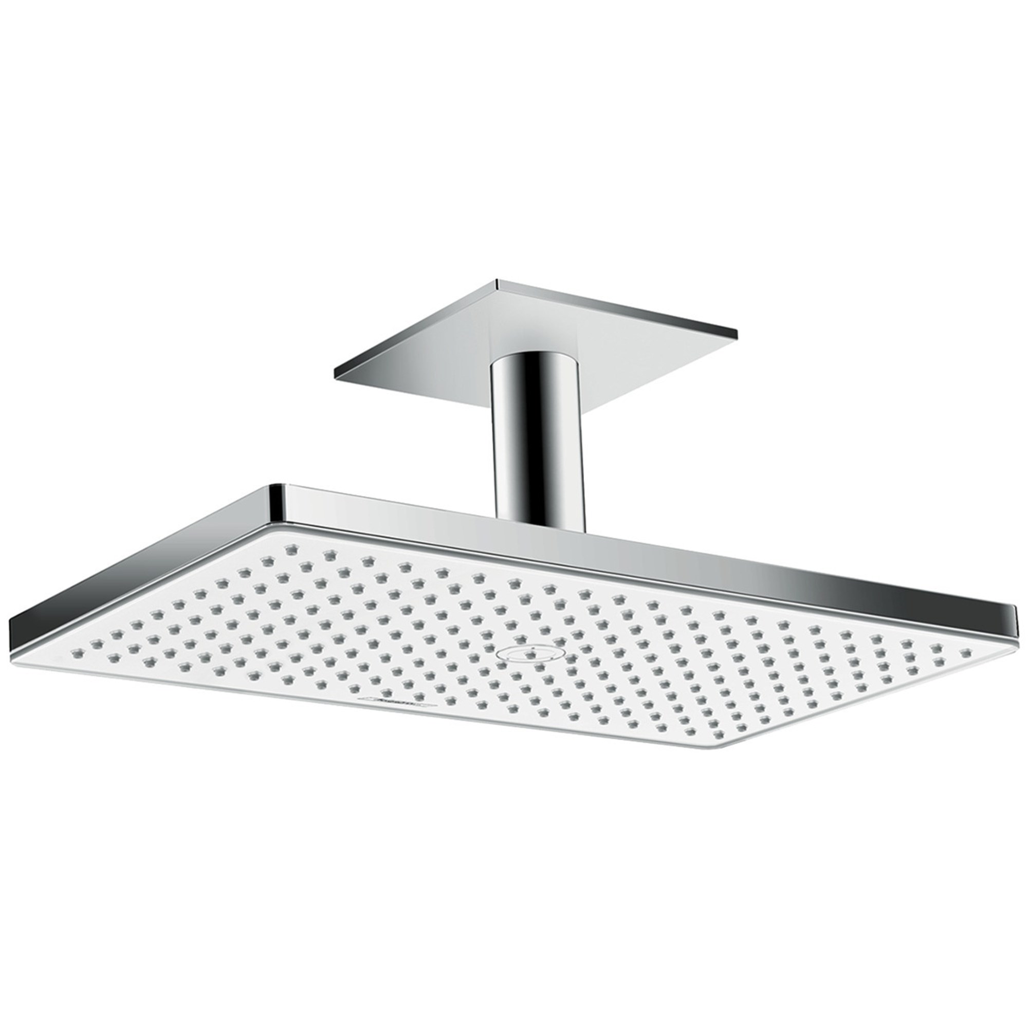Hansgrohe Rainmaker Select Tavandan Tepe Duşu 46,6x27 cm 1 Fonksiyonlu EcoSmart+ Beyaz-Krom 24012400