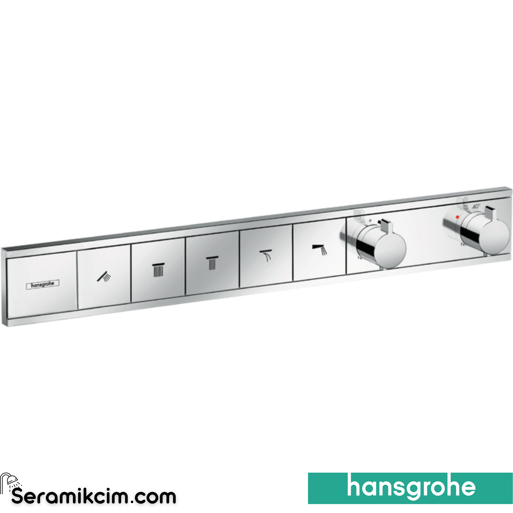 Hansgrohe Rainselect Termostat Ankastre 5 Çıkış Krom 15384000