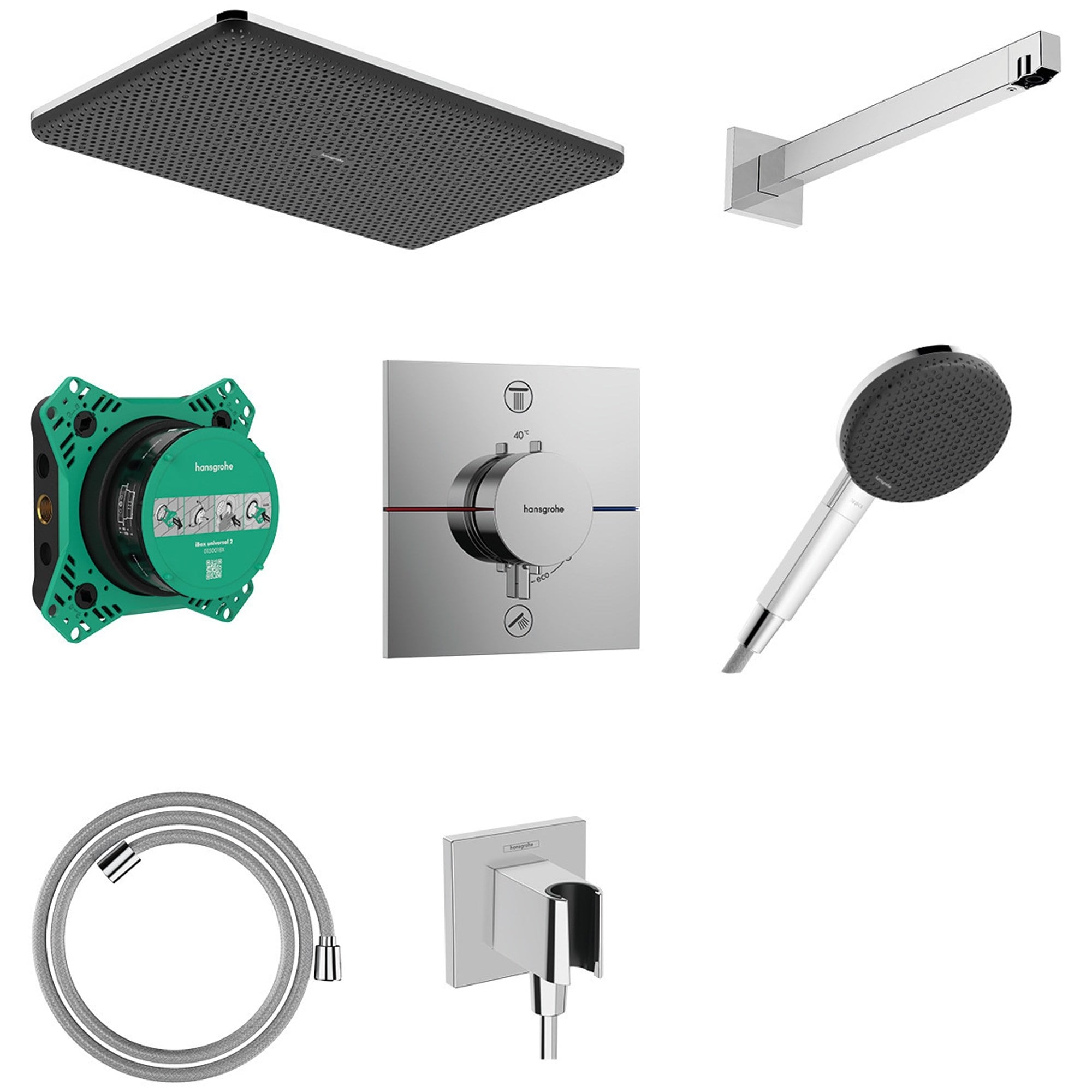 Hansgrohe Rd Al. Q 210/340 3 Fonksiyonlu Thm Comb 900 Krom