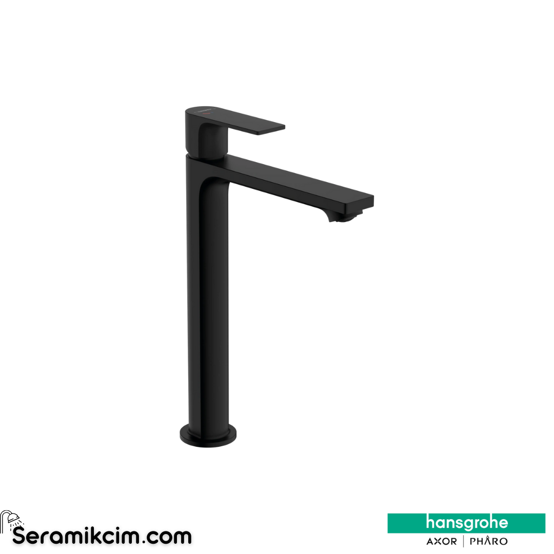 Hansgrohe Rebris E 240 Çanak Lavabo Bataryası Coolstart Sifon Kumandalı Mat Siyah 72581670
