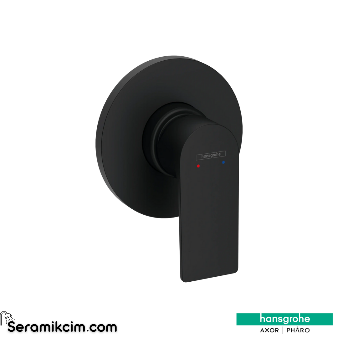 Hansgrohe Rebris E Ankastre Duş Bataryası Mat Siyah 72659670