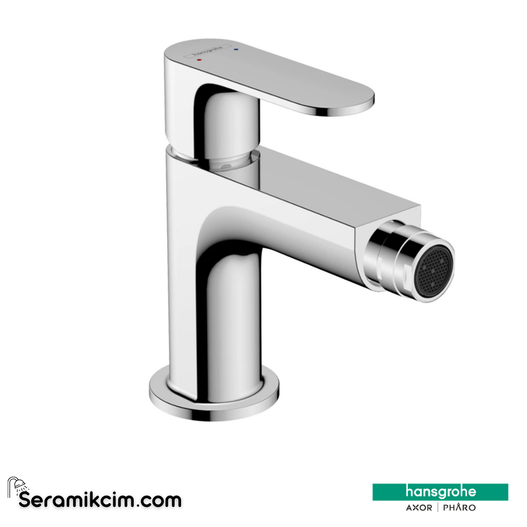Hansgrohe Rebris E Eviye Bataryası S Tek Kollu Bide Bataryası Metal Kumandalı 72212000 - 72212000