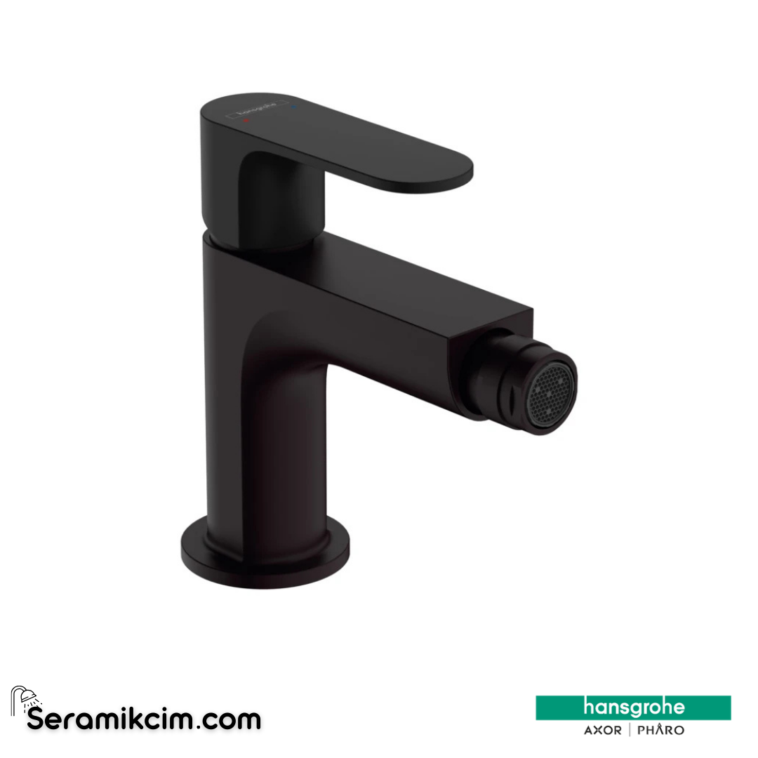 Hansgrohe Rebris E Eviye Bataryası S Tek Kollu Bide Bataryası Kumandalı Satin Siyah 72210670 - 72210670