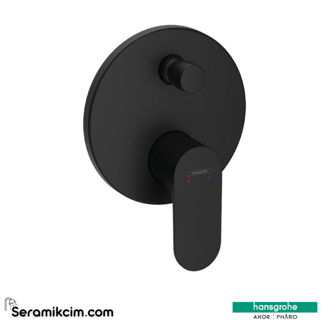 Hansgrohe Rebris E Eviye Bataryası S Tek Kollu Banyo Bataryası Ankastre Satin Siyah 72466670 - 72466670