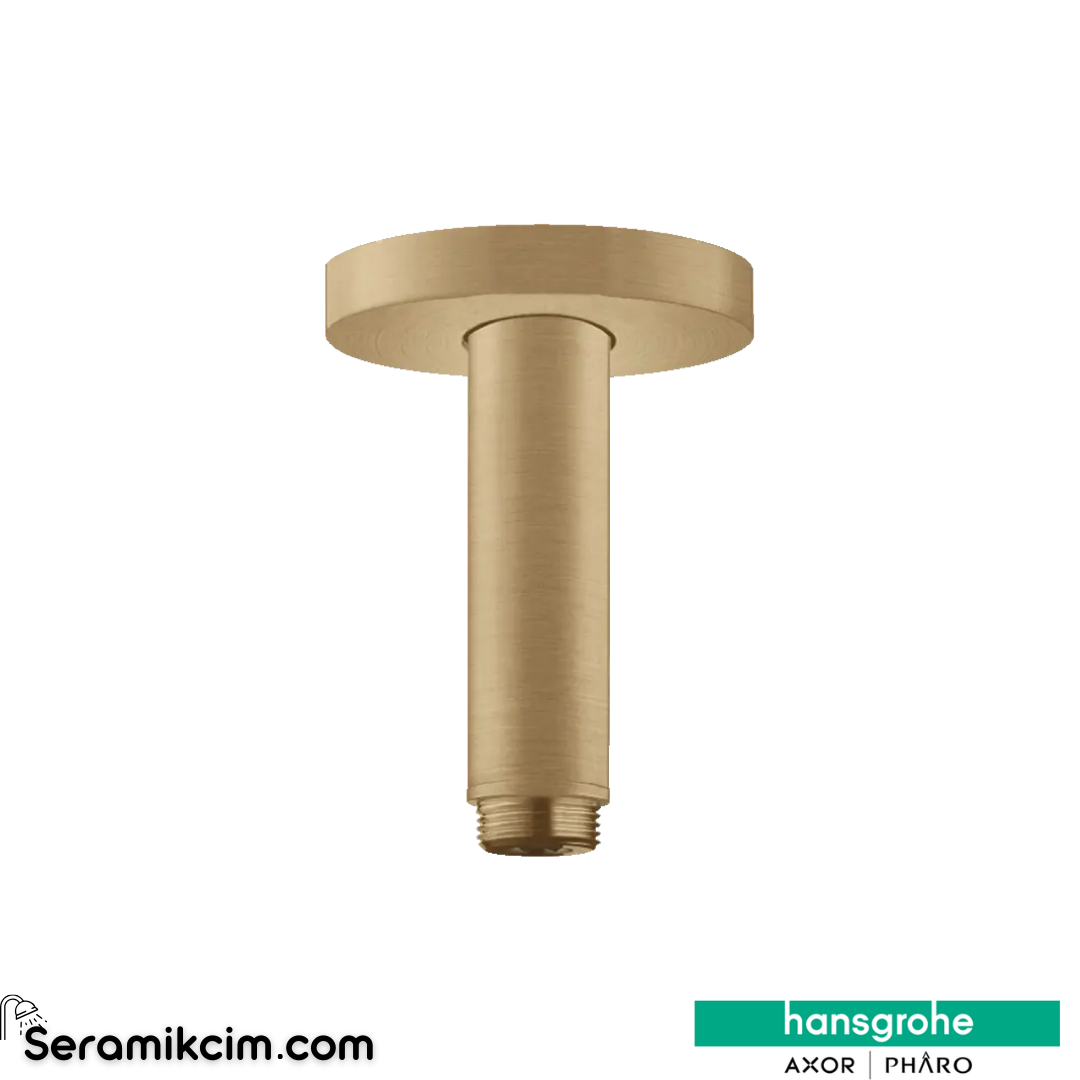 Hansgrohe S 100Mm Tavan Bağlantısı Mat Bronz 27393140