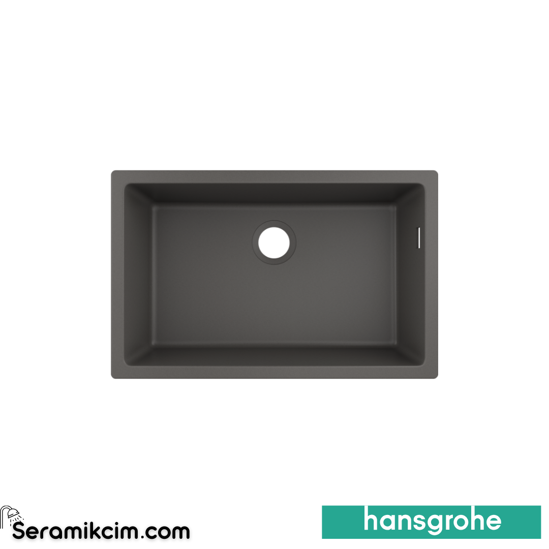 Hansgrohe S510-U660 Tezgah Altı Granit Eviye 660 43432290
