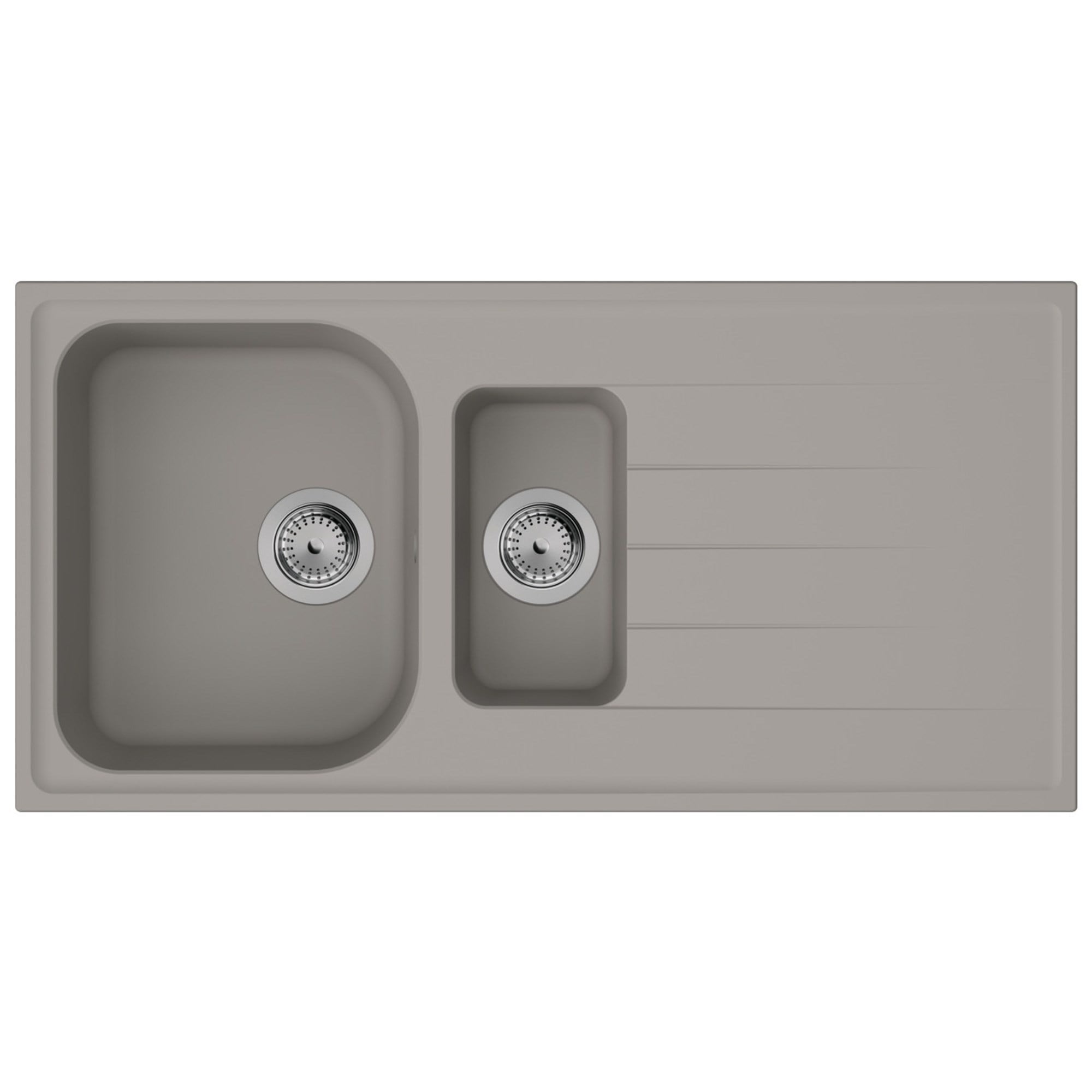 Hansgrohe S52 S520-F525 Ankastre Eviye Otomatik Gider Seti İle 43347380