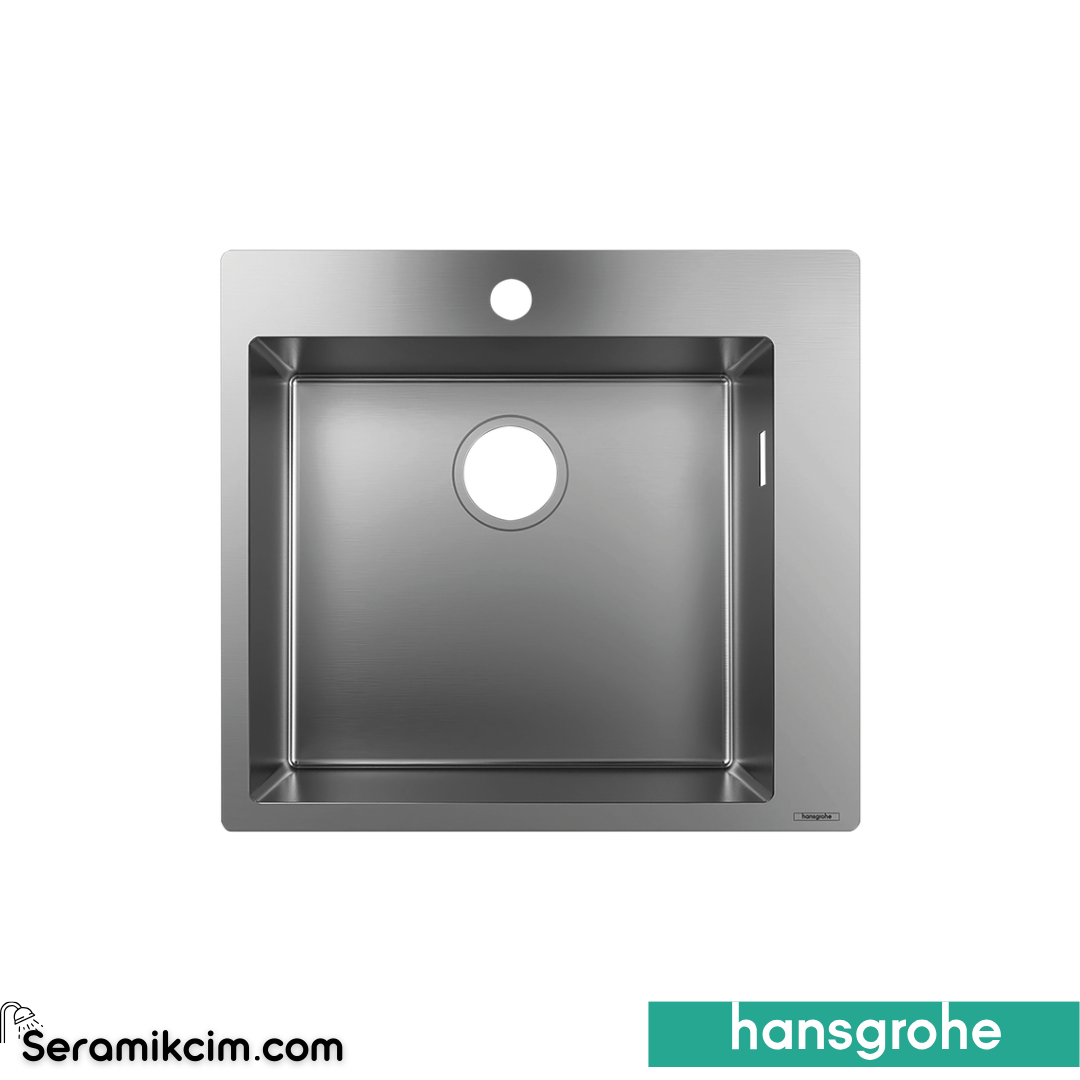 Hansgrohe S711-F450 Tezgah Üstü Eviye 450 Paslanmaz Çelik 43301800