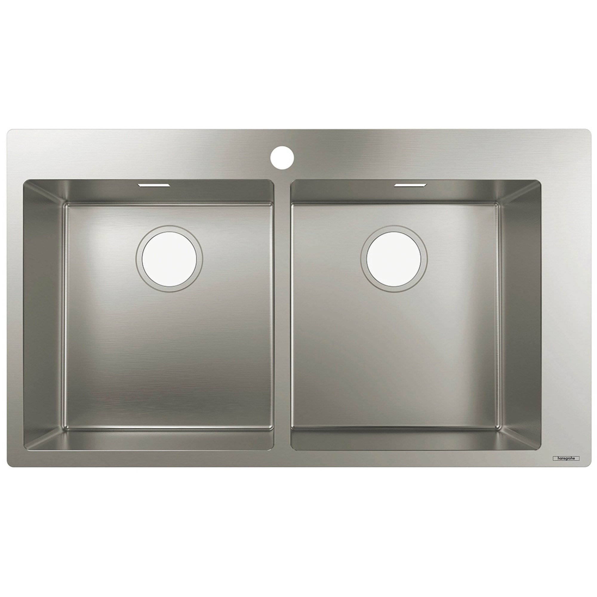 Hansgrohe S711-F765 Tezgah Üstü Eviye 370X370 43303800