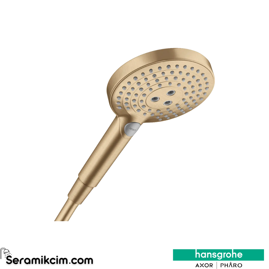 Hansgrohe Select S 120 El Duşu 3 Fonksiyonlu Mat Bronz 26530140