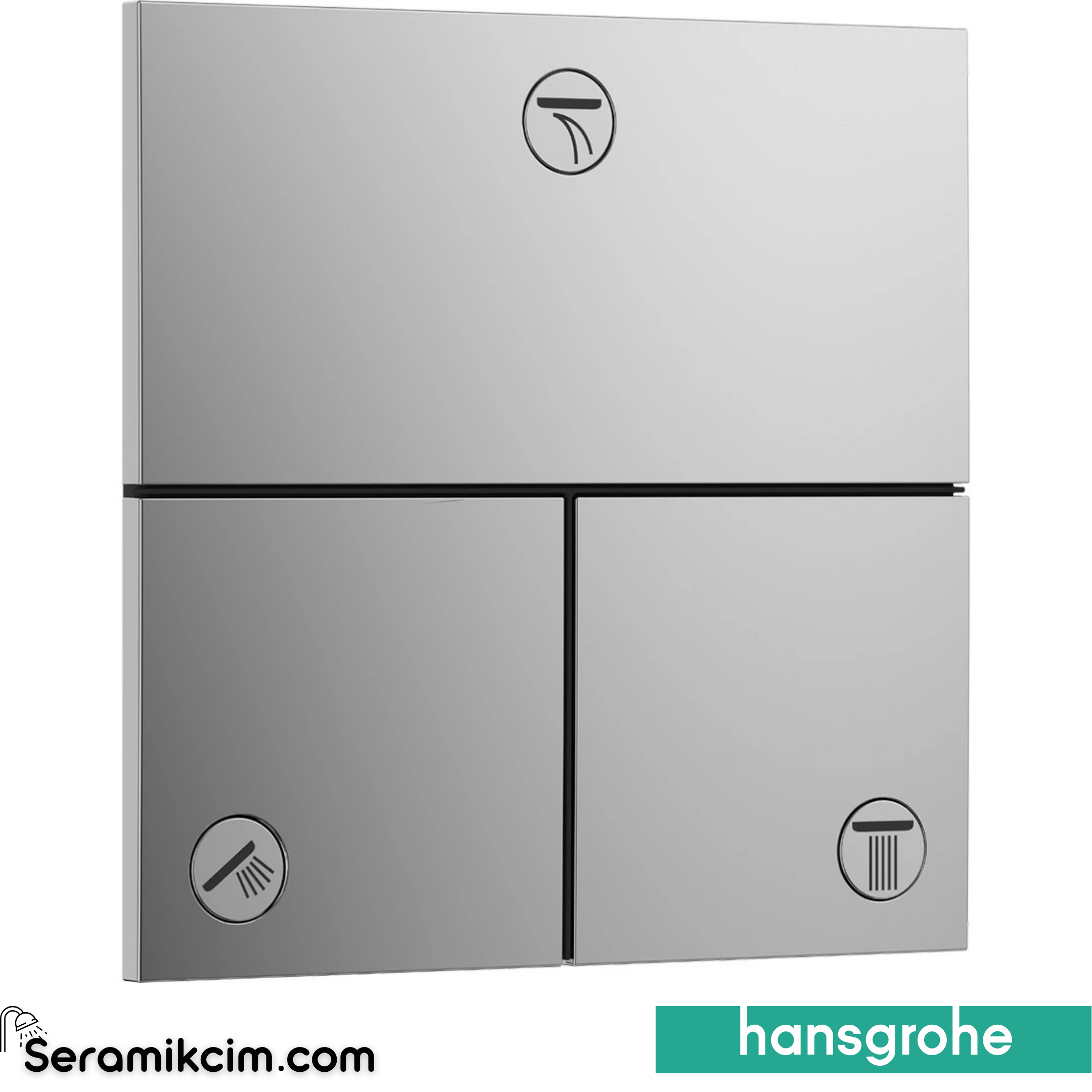 Hansgrohe Showerselect Comfort E Ankastre Banyo Bataryası Termostatik 3 Yollu Krom 3000