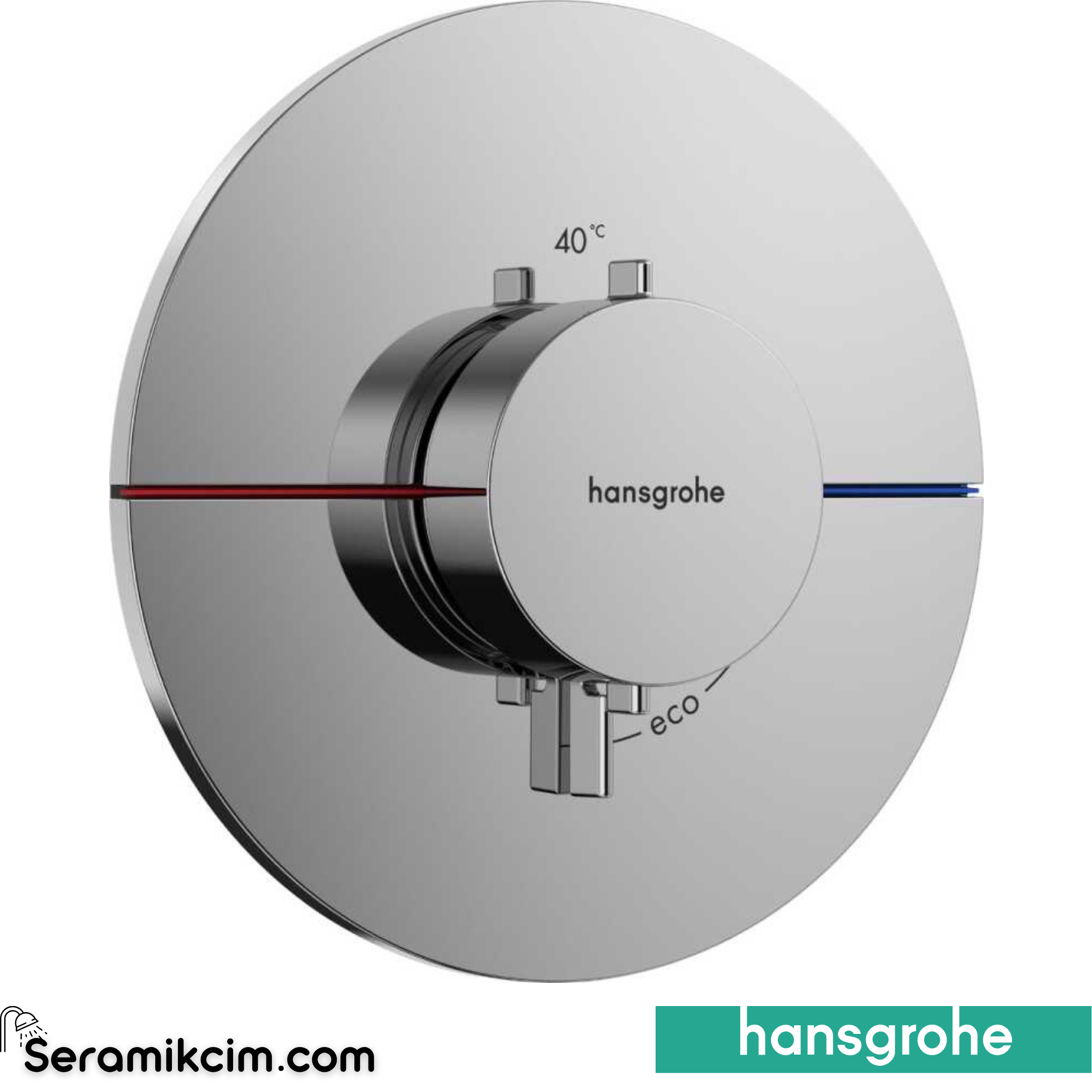 Hansgrohe ShowerSelect Comfort S Termostatik Ankastre Banyo Bataryası Krom 15559000