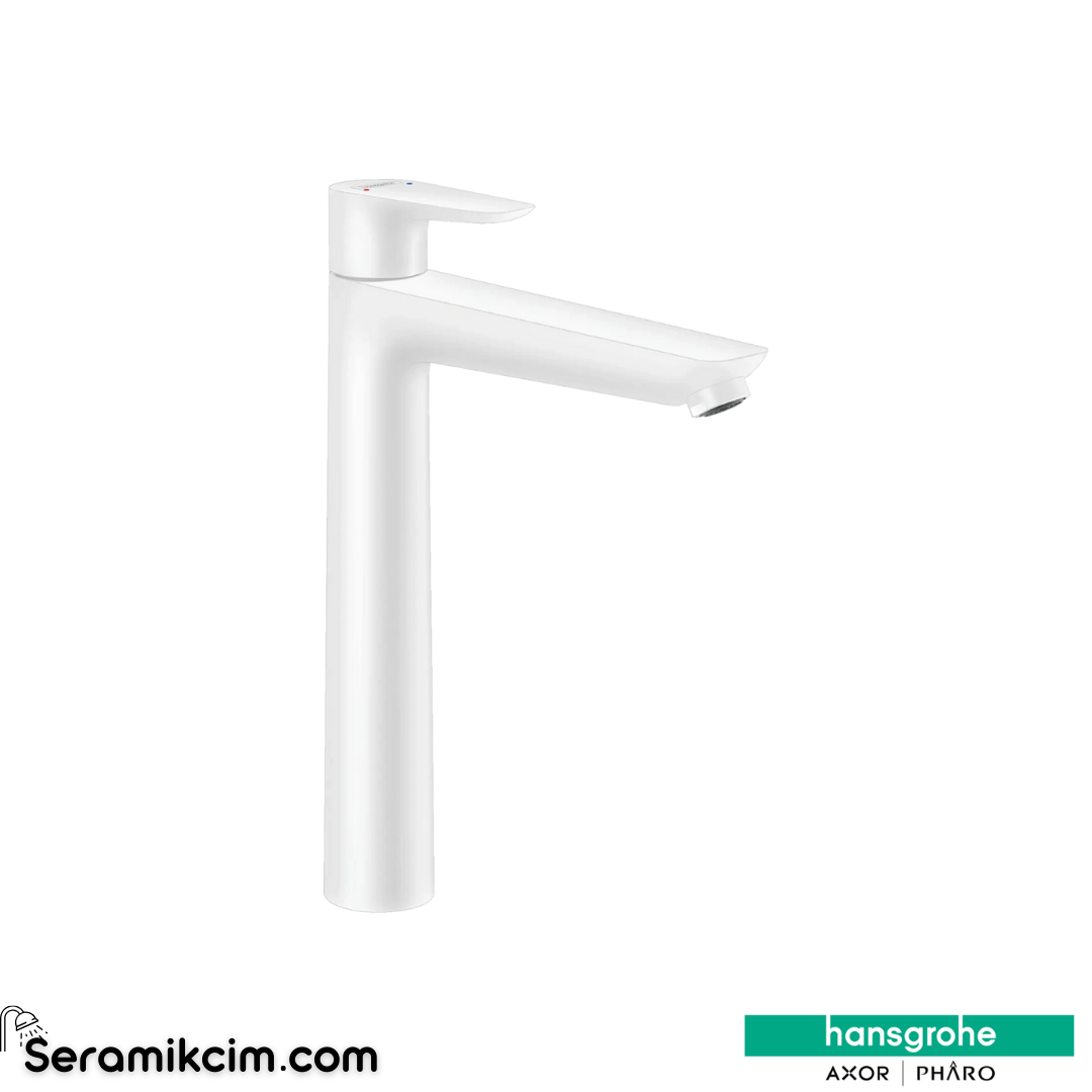 Hansgrohe Talis E 240 Çanak Lavabo Bataryası Sifon Kumandalı Mat Beyaz 71716700