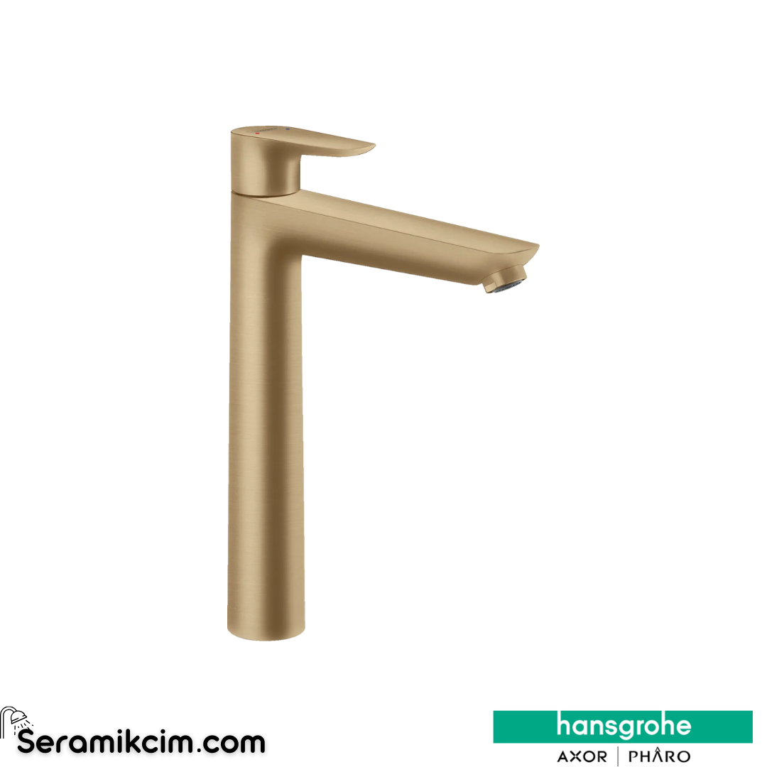 Hansgrohe Talis E 240 Lavabo Bataryası 240, Sifon Kumandalı,Mat Bronz 71716140