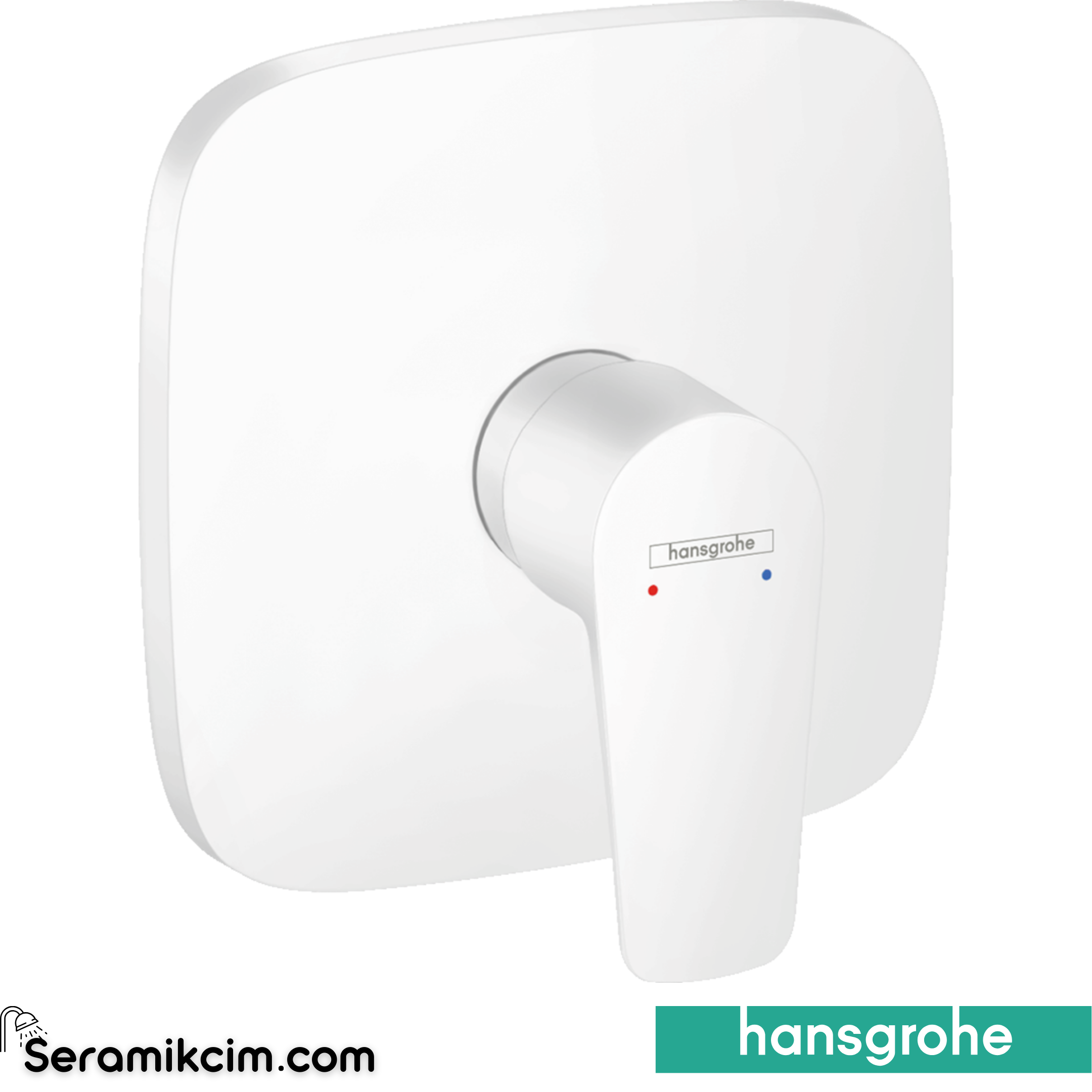 Hansgrohe Talis E Ankastre Duş Bataryası Mat Beyaz 71765700
