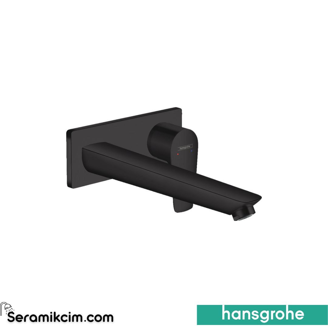 Hansgrohe Talis E Ankastre Lavabo Bataryası Mat Siyah 71734670