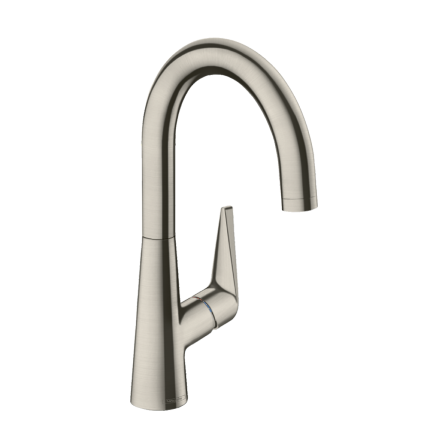 HansGrohe Talis M51 Tek Kollu Eviye Bataryası 220, 1Jet Paslanmaz Çelik 72814800