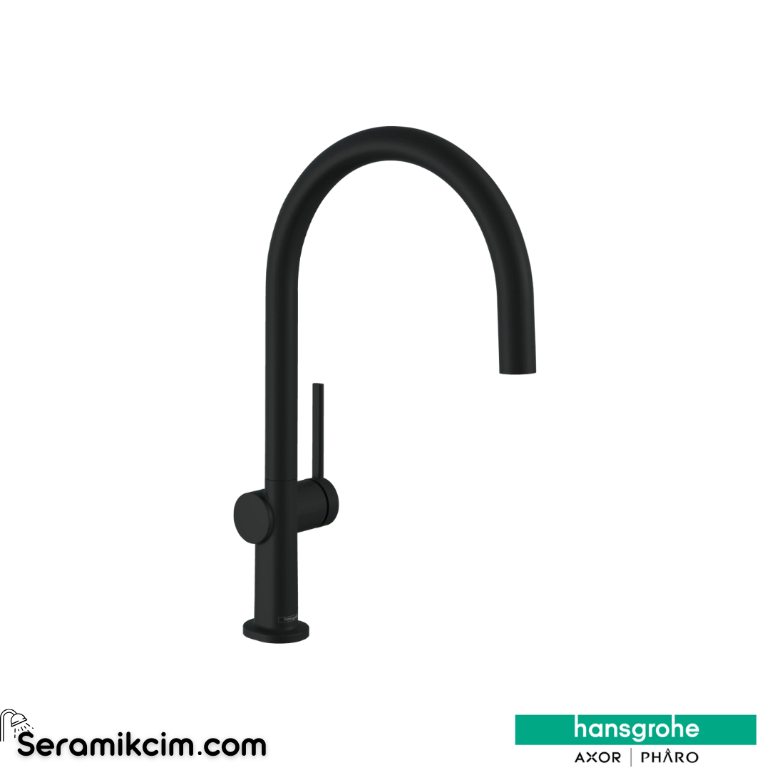 Hansgrohe Talis M54 Eviye Bataryası 220 1 Fonksiyonlu Mat Siyah 72843670