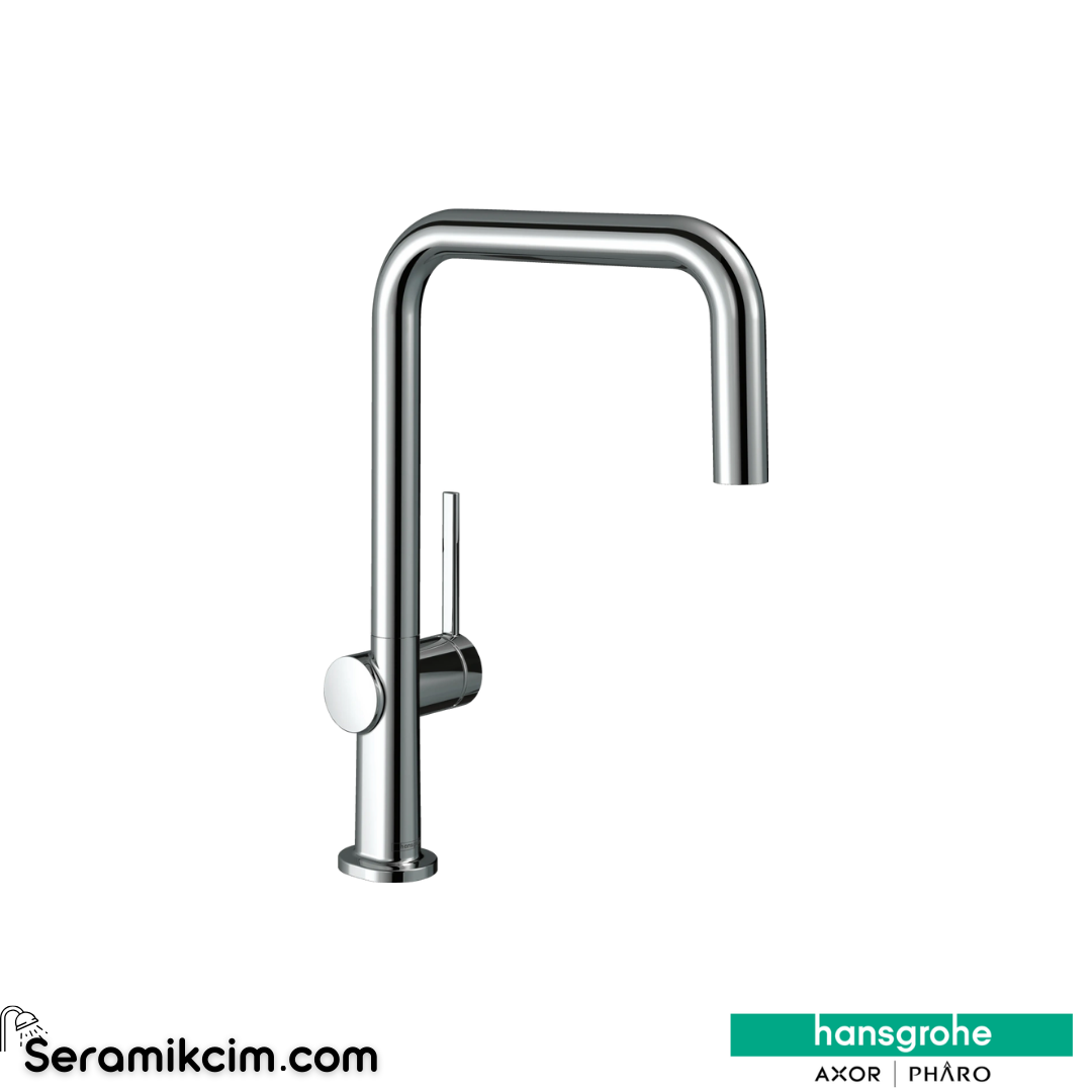 Hansgrohe Talis M54 U Eviye Bataryası 220 1 Fonksiyonlu Ecosmart+ Krom 72844000