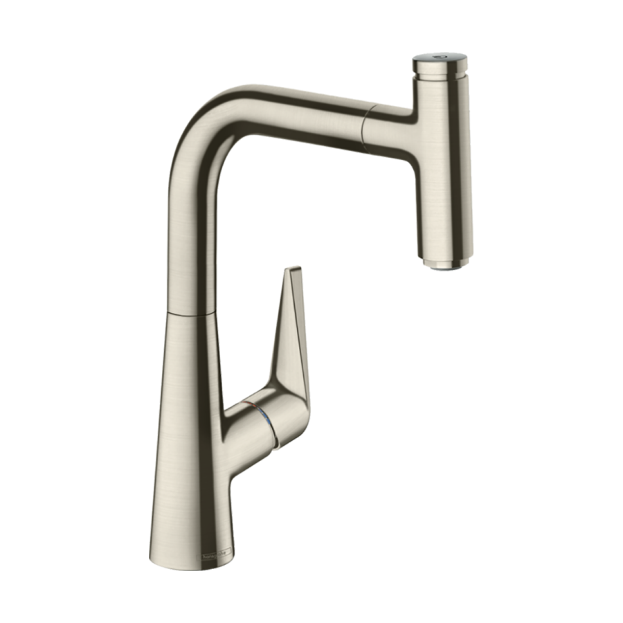 Hansgrohe Talis Select S Evye Bataryası Paslanmaz Çelik 72822800