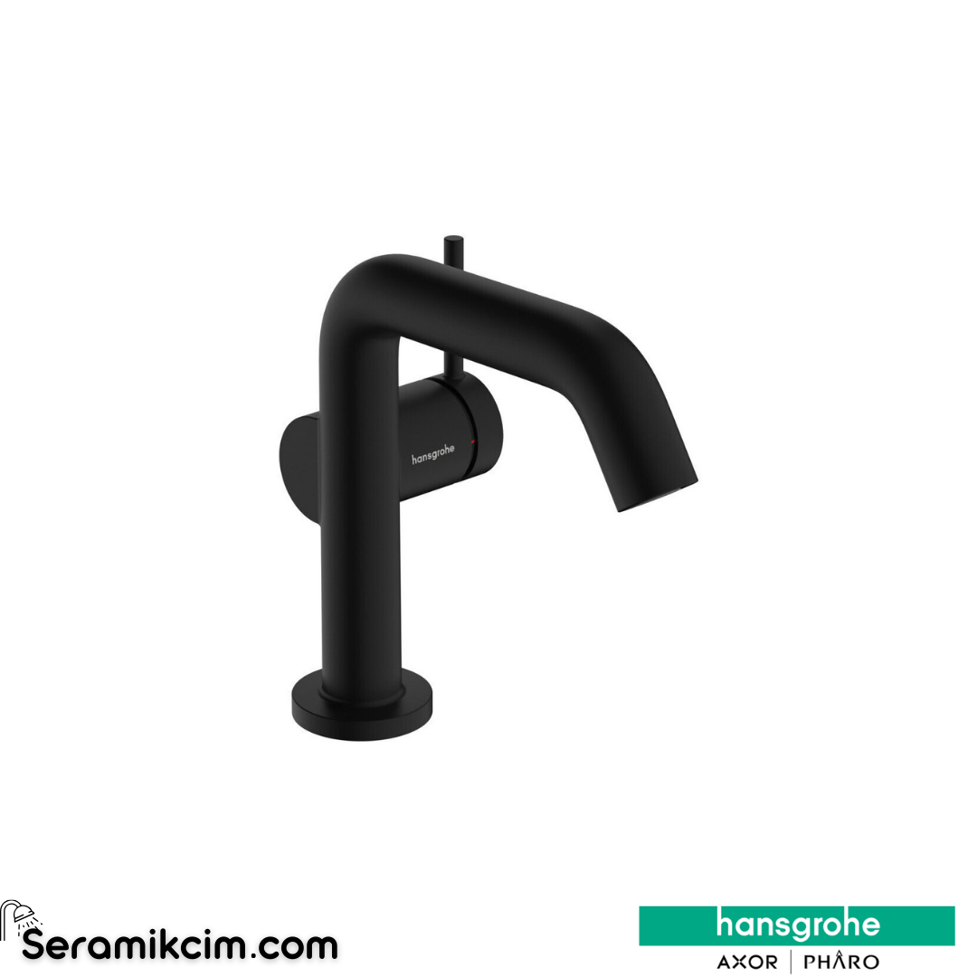 Hansgrohe Tecturis S 110 Fine Lavabo Bataryası Coolstart Bas-Aç Gider Seti İle Mat Siyah 73322670