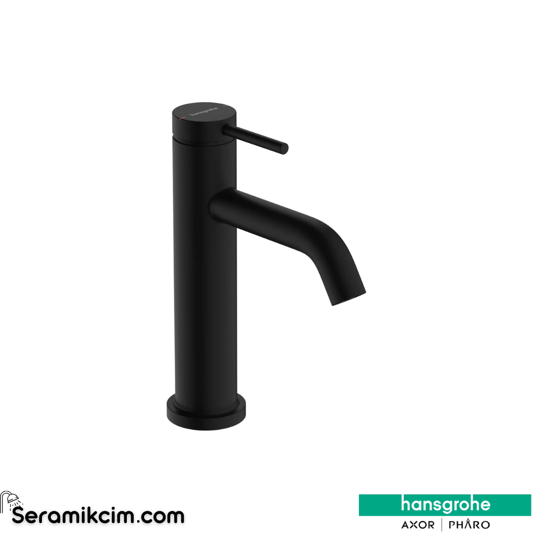 Hansgrohe Tecturis S 110 Lavabo Bataryası Ecosmart+ Sifon Kumandalı Mat Siyah 73310670