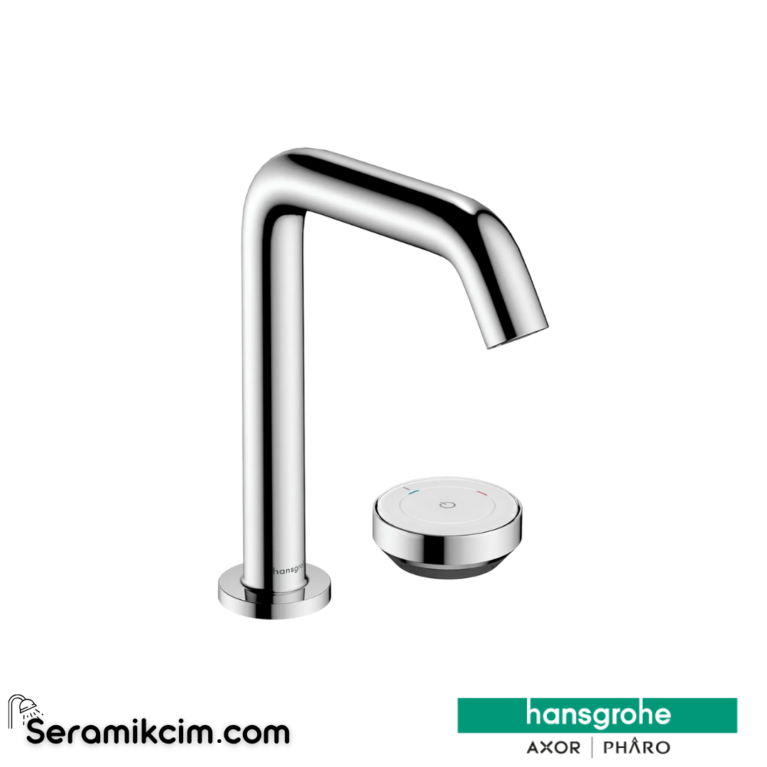 Hansgrohe Tecturis S 150 2 Delikli Lavabo Bataryası Coolstart Ecosmart+ Kumandasız Krom 73353000
