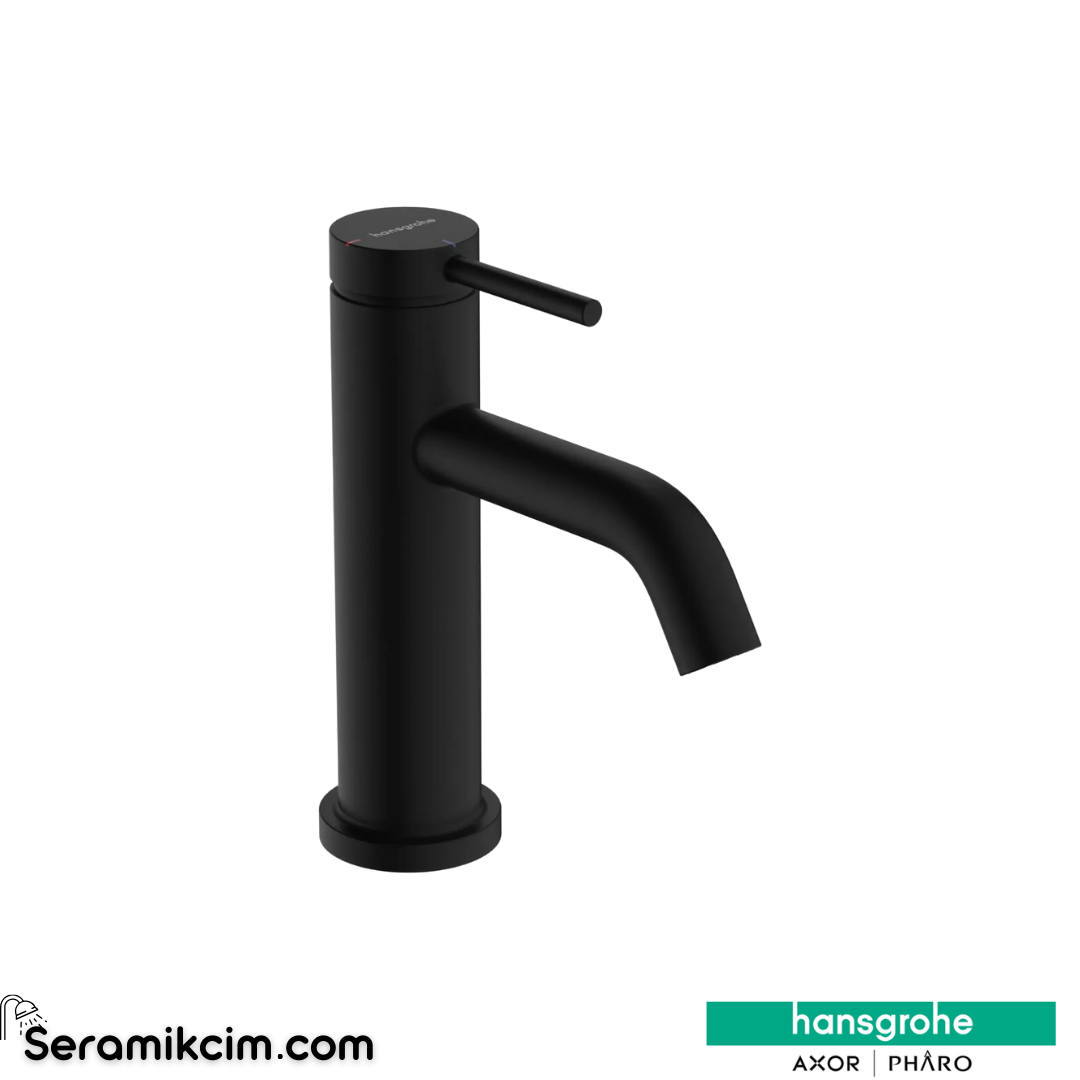 Hansgrohe Tecturis S 150 Fine Lavabo Bataryası Coolstart Bas-Aç Gider Seti Mat Siyah 73342670