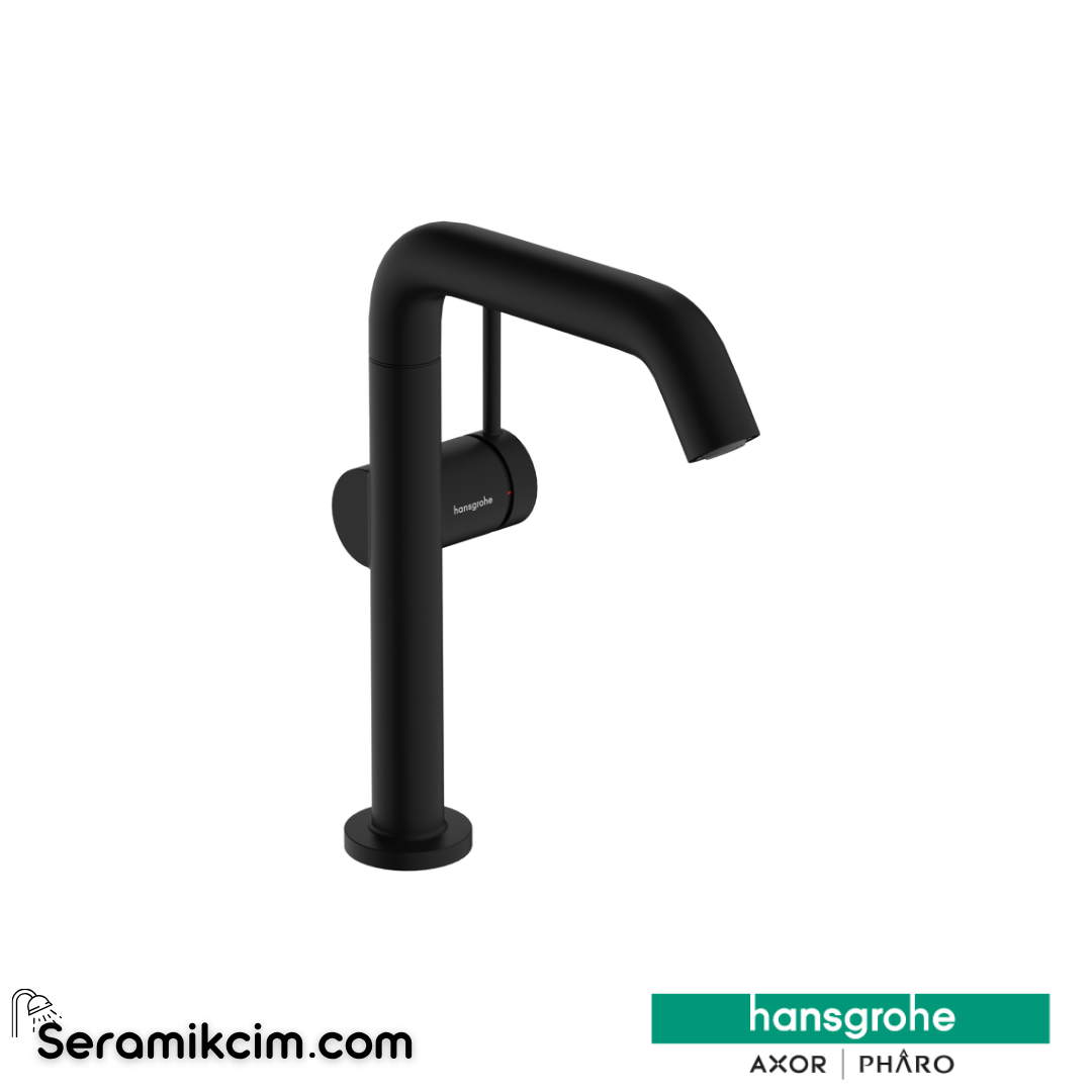 Hansgrohe Tecturis S 210 Fine Lavabo Bataryası Coolstart Eviye Bataryası Gaga Ve Bas-Aç Gider Seti İle Mat Siyah 73364670