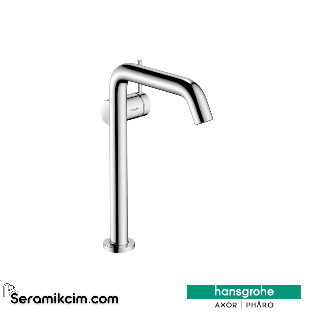 Hansgrohe Tecturis S 240 Fine Çanak Lavabo Bataryası Coolstart Ecosmart+ Bas-Aç Gider Seti İle Krom 73370000