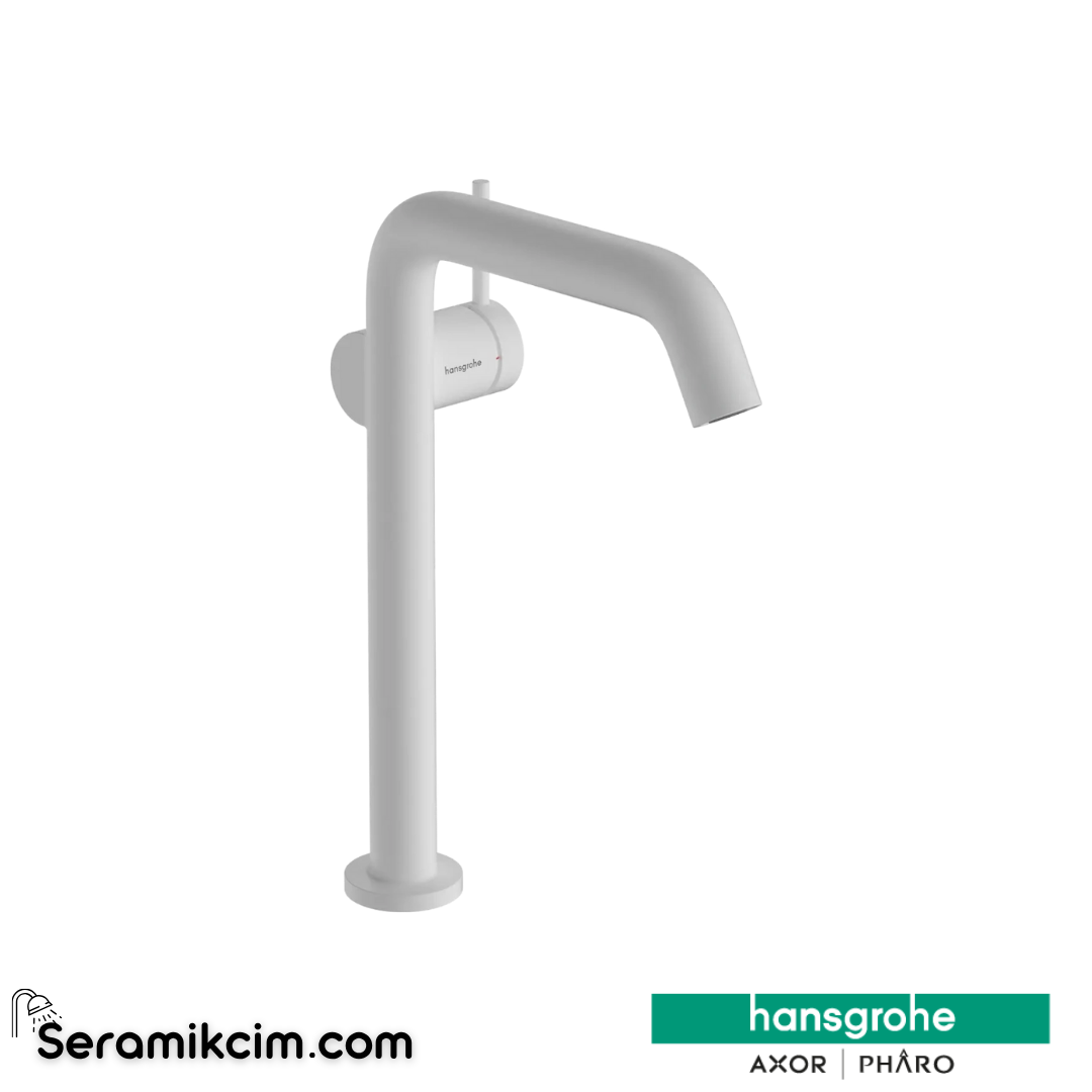 Hansgrohe Tecturis S 240 Fine Lavabo Bataryası Coolstart Ecosmart+ Kumandasız Mat Beyaz 73372700