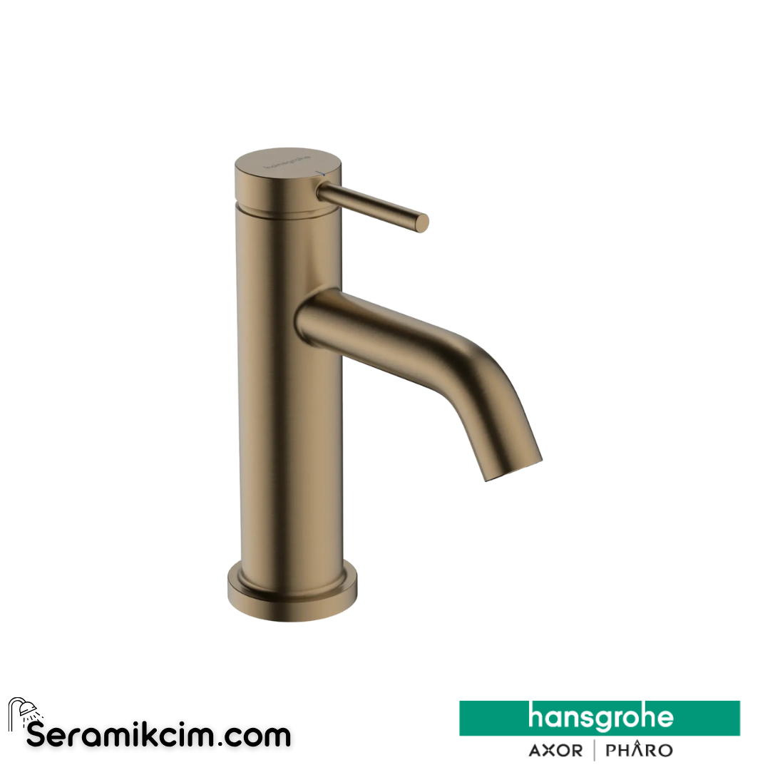 Hansgrohe Tecturis S 240 Fine Lavabo Bataryası Coolstart Bas-Aç Gider Seti İle Mat Bronz 73373140
