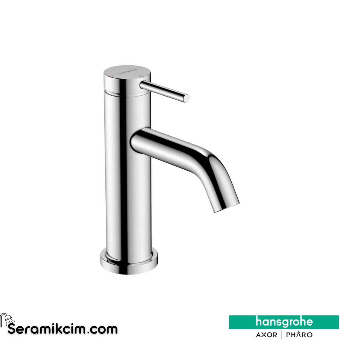 Hansgrohe Tecturis S 80 Lavabo Bataryası Coolstart Ecosmart+ Sifon Kumandalı Krom 73302000