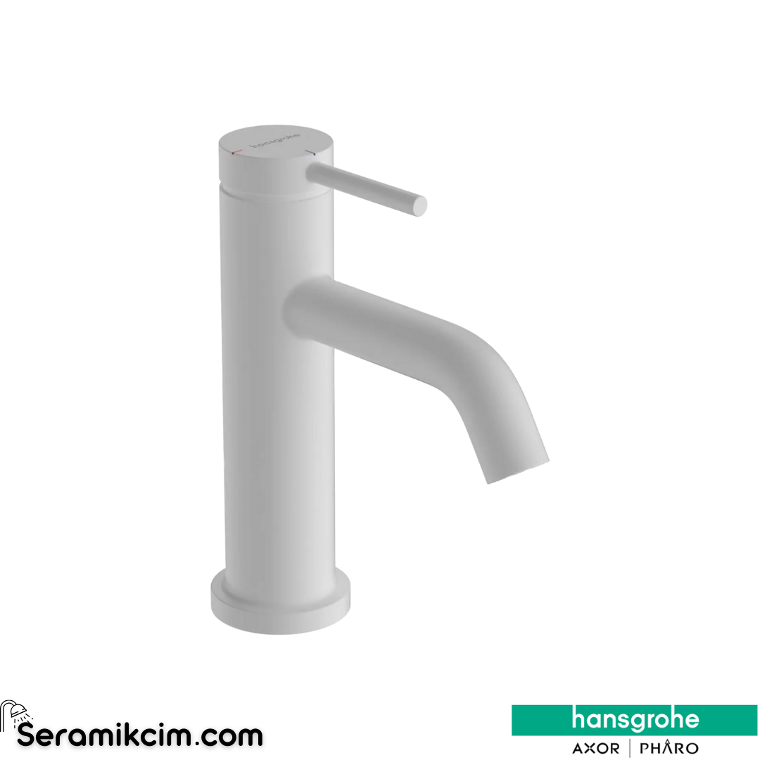 Hansgrohe Tecturis S 80 Lavabo Bataryası Coolstart Ecosmart+ Sifon Kumandalı Mat Beyaz 73302700
