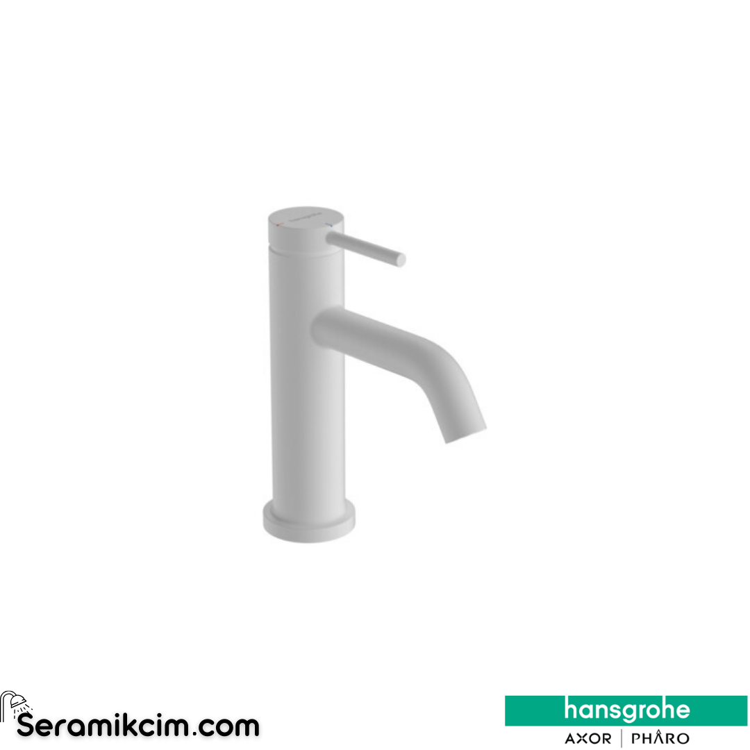 Hansgrohe Tecturis S 80 Lavabo Bataryası Coolstart Sifon Kumandalı Mat Beyaz 73305700