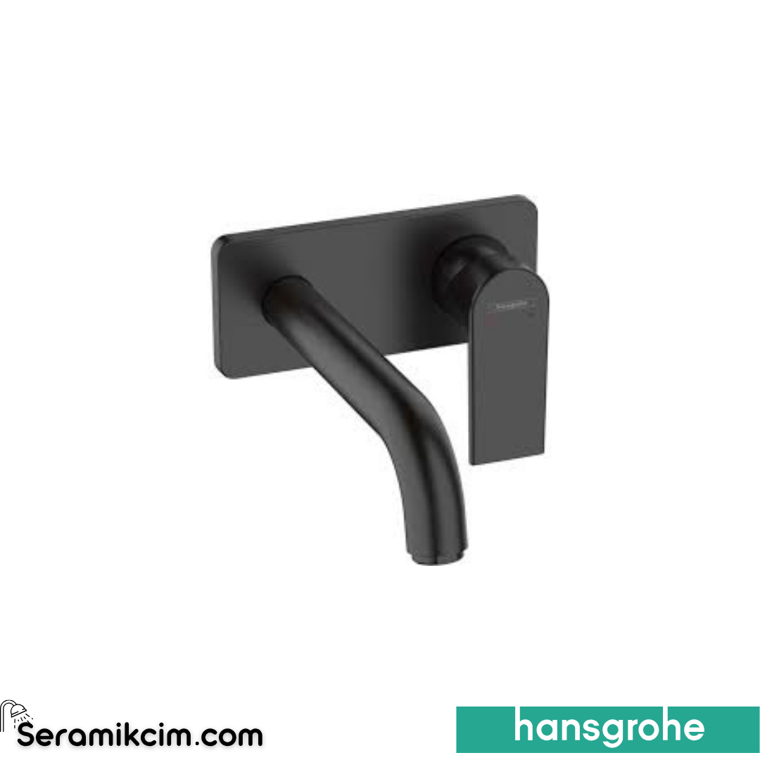 Hansgrohe Vernis Ankastre Lavabo Bataryası Mat Siyah 71578670