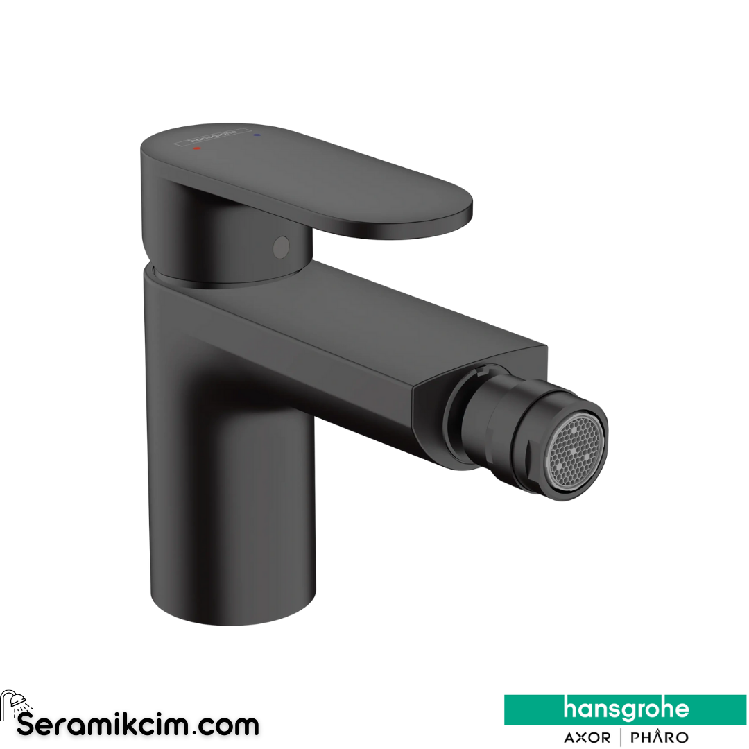 Hansgrohe Vernis Blend Bide Bataryası Sifon Kumandalı Mat Siyah 71218670