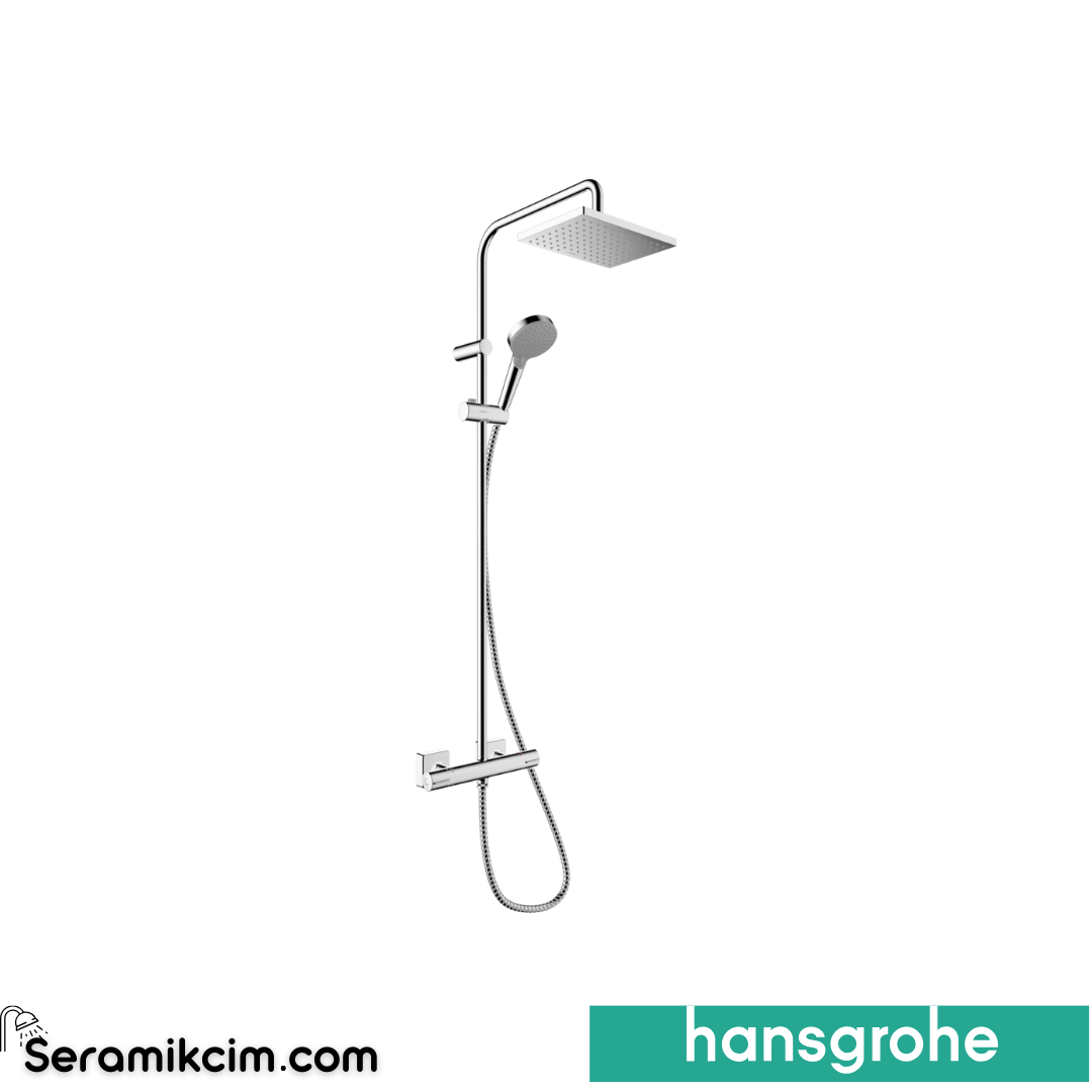 Hansgrohe Vernis Shape Duş Kolonu 230 1 Fonksiyonlu With Thermostat 26286000