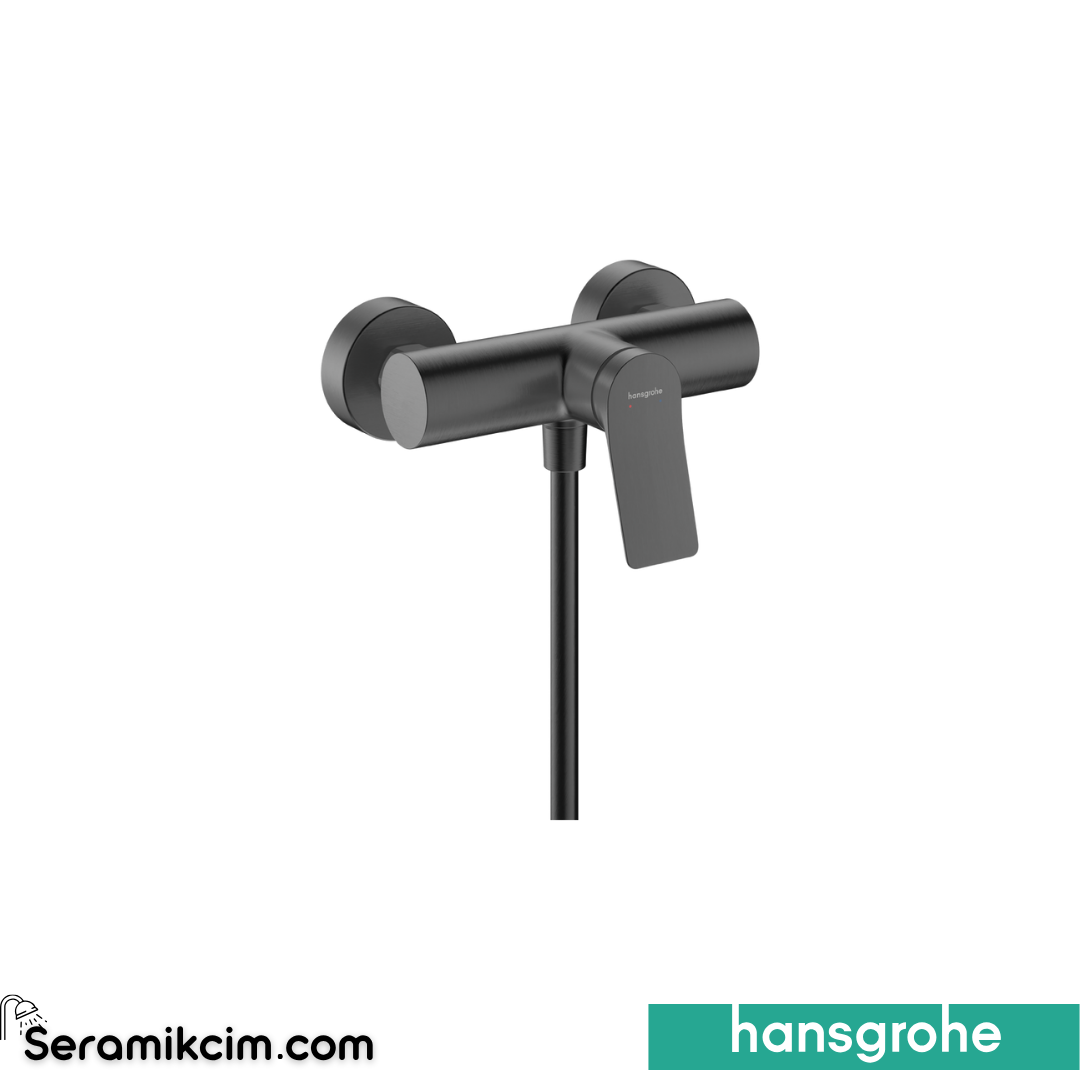 Hansgrohe Vivenis Duş Bataryası Mat Siyah Krom 75623340