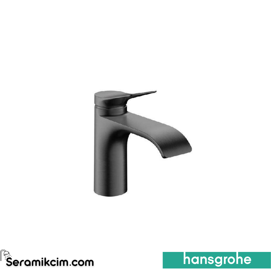 Hansgrohe Vivenis Lavabo Bataryası Coolstart Mat Siyah Krom 75015340