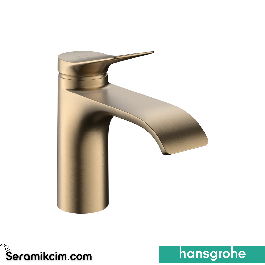 Hansgrohe Vivenis Lavabo Bataryası Coolstart Sifon Kumandalı Mat Bronz 75014140