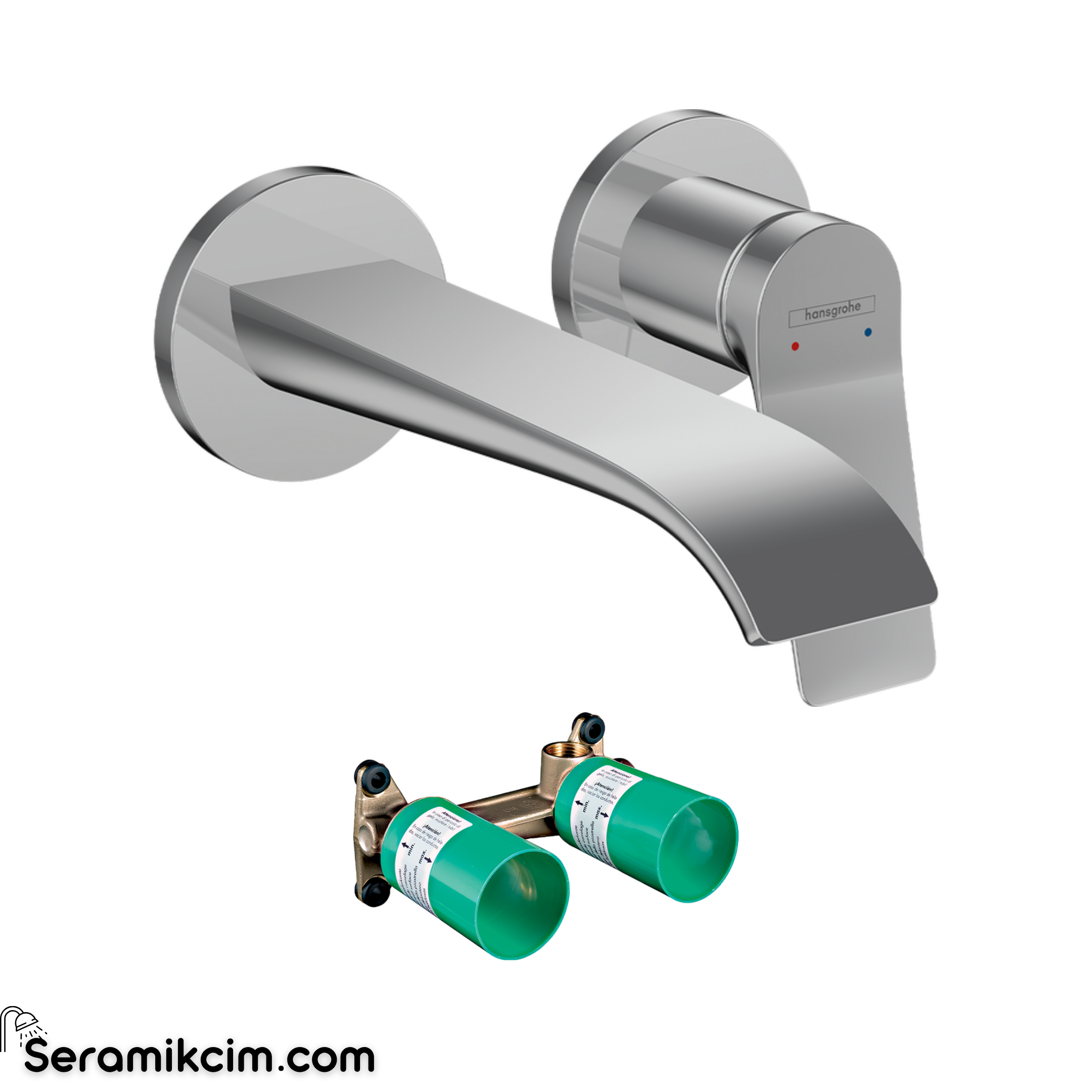 Hansgrohe Vivensis Ankastre Lavabo Bataryası + İç Takım Set Krom