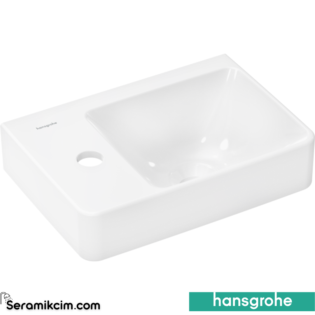 Hansgrohe Xelu Q Etajerli Lavabo 36x25 cm Beyaz 60315450
